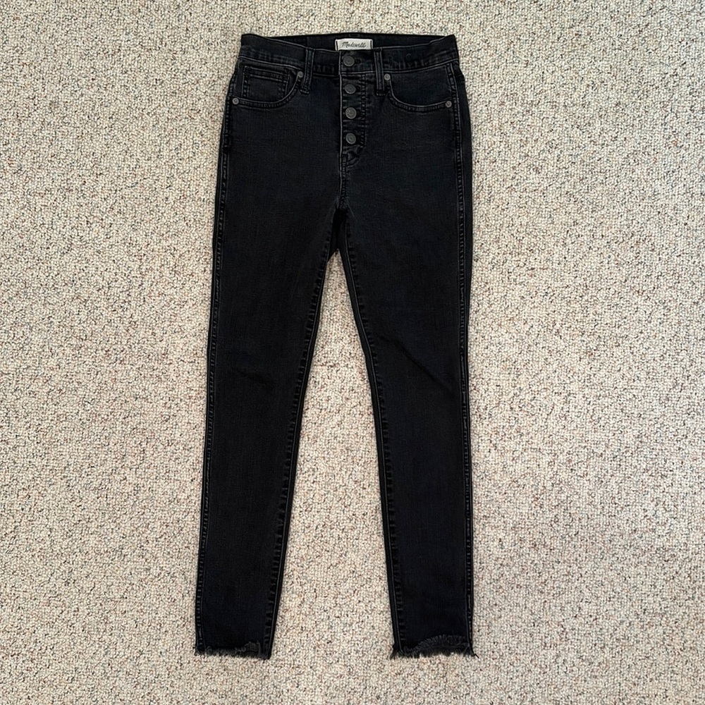 Madewell 10” high-rise skinny jeans. Size 26.